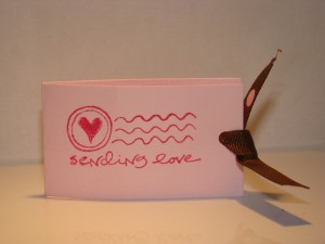 sending love card sending love card