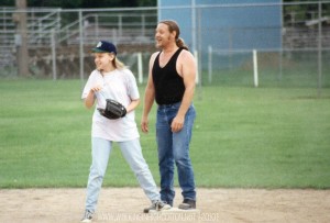 dad and jamie softball 1994 (picnik) dad and jamie softball 1994 picnik
