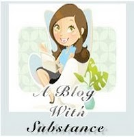 blog with substance award blog with substance award