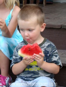 wyatt eating watermelon june 2010 (picnik) wyatt eating watermelon june 2010 picnik
