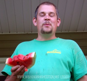 mike eating watermelon june 2010 (3) (picnik) mike eating watermelon june 2010 3 picnik
