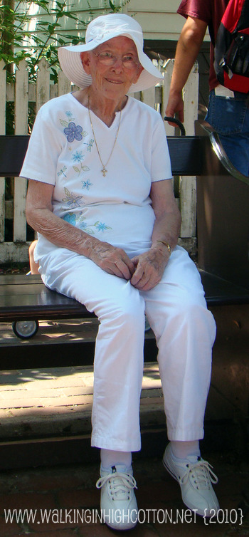 Grandma Koeller in Williamsburg,VA (7-2010) (picnik) Grandma Koeller in WilliamsburgVA 7 2010 picnik1