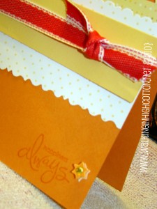 orange ribbon card closeup (picnik) (text) orange ribbon card closeup picnik text