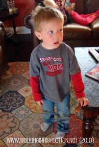 wyatt santa shirt wyatt santa shirt