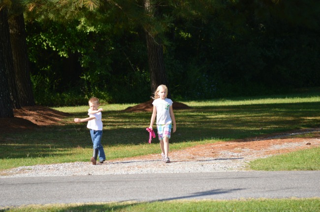 Then you have to grab a leash because she's probably not going to want to come home (or she would have come when you first started hollering for her).