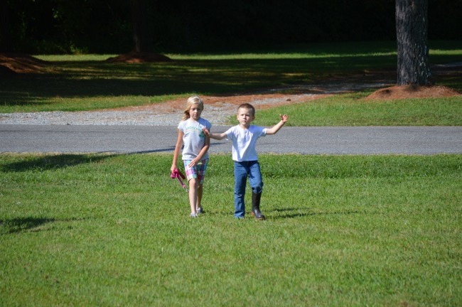 Then you have to hustle over to the neighbors' house to make sure she's not over there chasing their chickens. (Doesn't happen very often, but any dog can be tempted!)