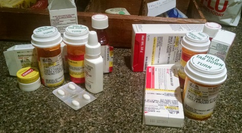 Being Sick in Spring...the Daily Farm Adventures {108} 1 spring meds