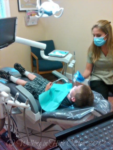 Our First Dentist Visit 1 dentist visit 2