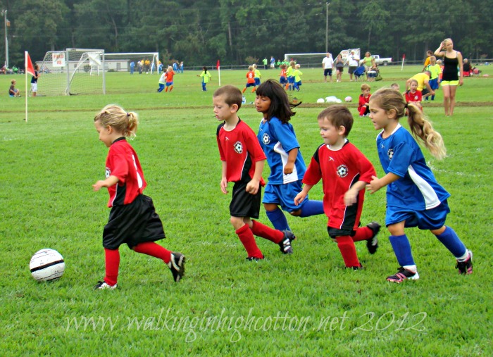 first soccer game 4