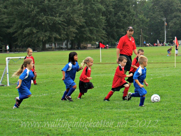 first soccer game 5