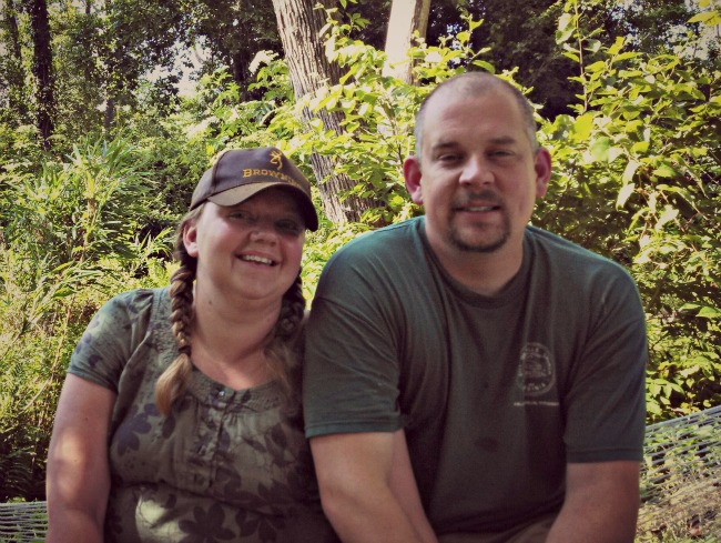 Mr. Fix-It and I haven't taken a picture together in a long time! I'm usually behind the lens!