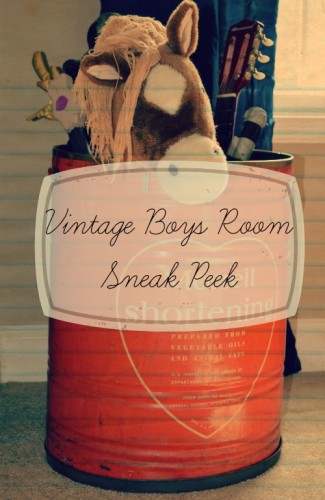Vintage Boys Room Sneak Peek @ Walking in High Cotton {www.walkinginhighcotton.net}