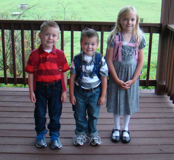 First Day of School, August 2012.