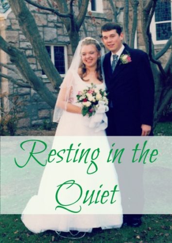 Our marriage is in a quiet place. And that's just fine.