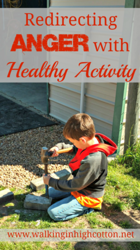 Redirecting Anger with Healthy Activity in children via Walking in High Cotton