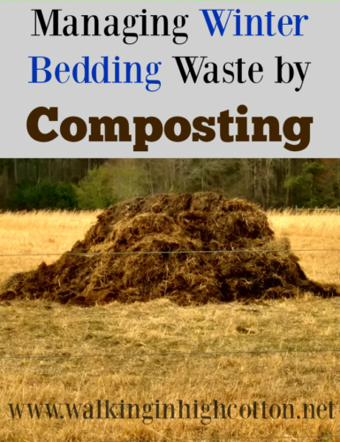 managing winter bedding waste by composting via Walking in High Cotton...large-er scale composting on the homestead.