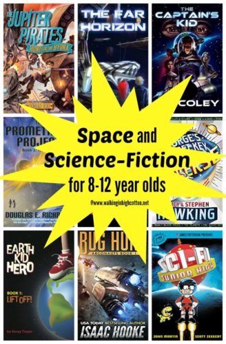 Space and Science Fiction Adventure Books for 8-12 yo via Walking in High Cotton