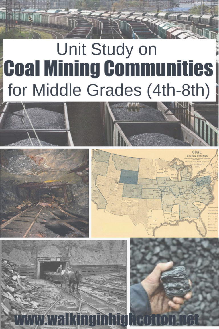 Coal Mining Communities Unit Study for Middle Grades (5th-8th ...